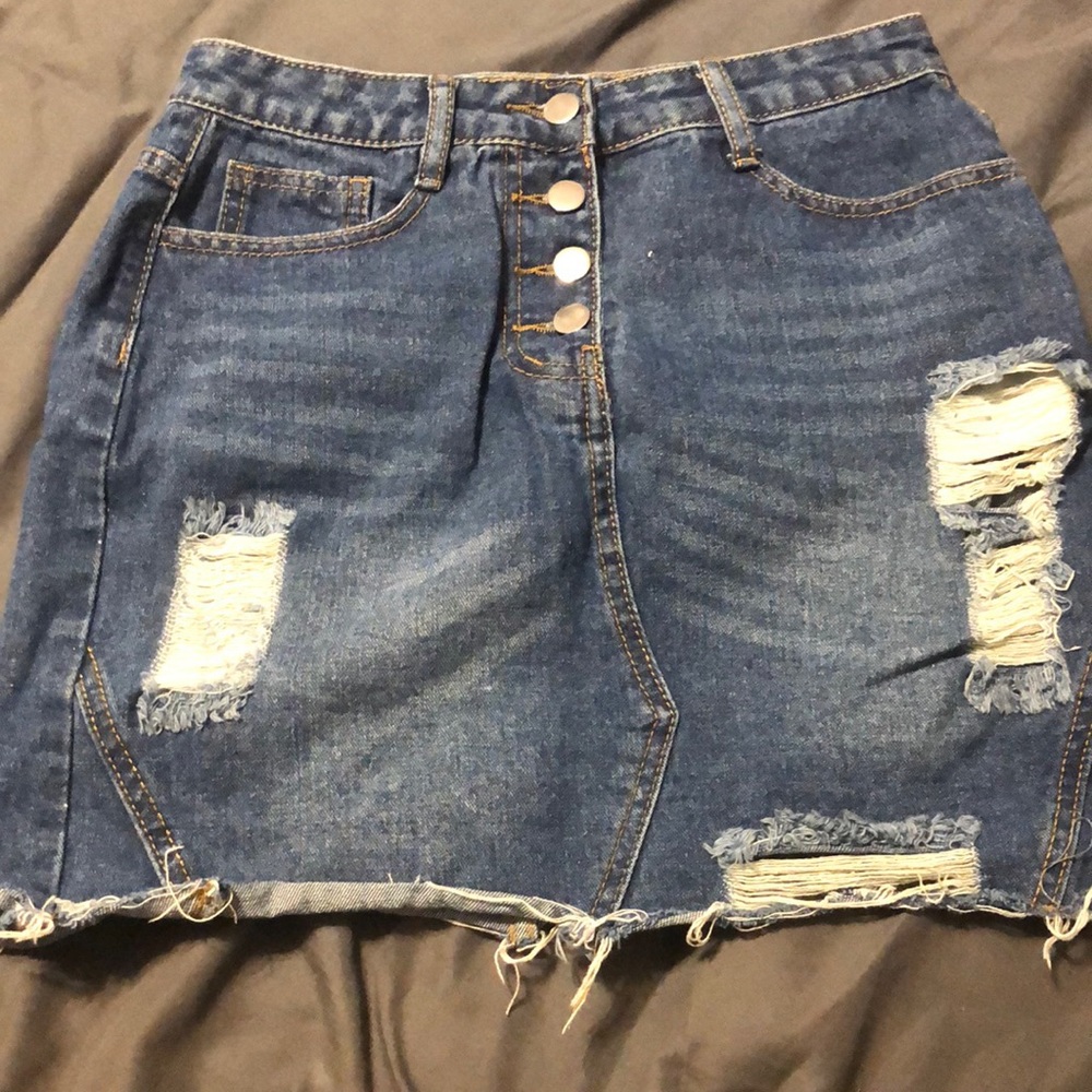 Shein Jean Skirt
